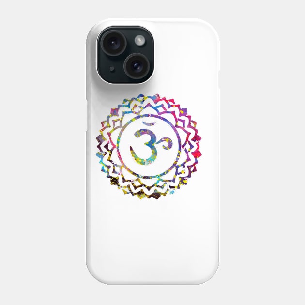 Crown Chakra Phone Case by erzebeth