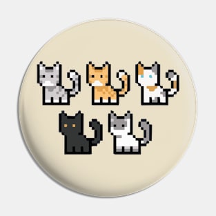 Pixel Cats Pin