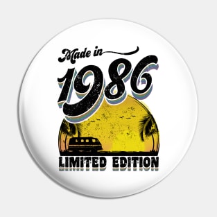 Made in 1986 Limited Edition Pin