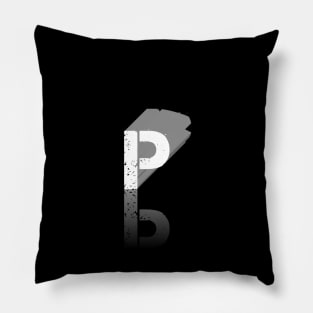 Letter P Pillow