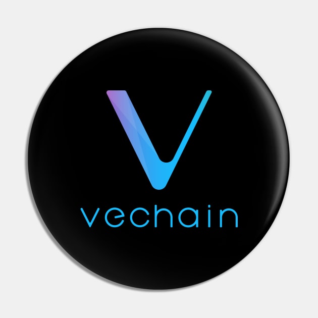 VeChain (VET) Full Logo Pin by cryptogeek