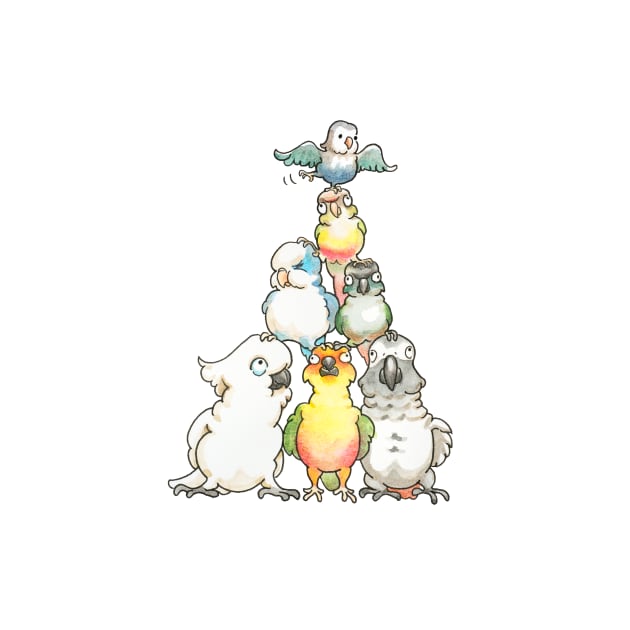 Bird Pile by Bird Dad