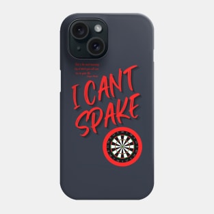 I cant spake wayne mardle commentary during the greatest leg of darts Phone Case