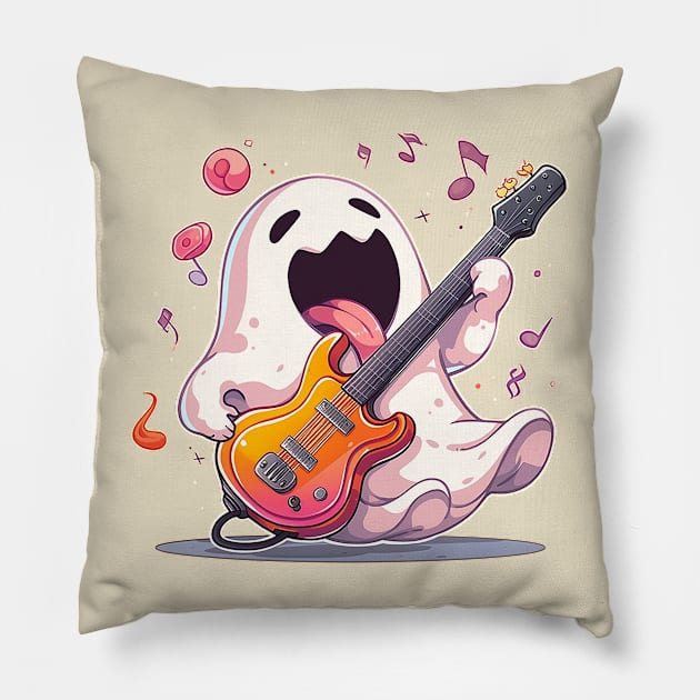 ghost guitarist Pillow by lets find pirate