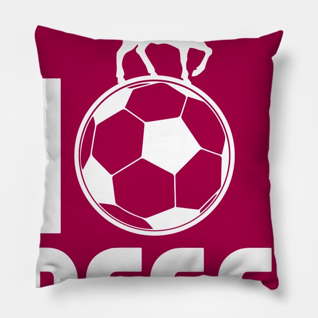 Messi GOAT Pillow by justSVGs