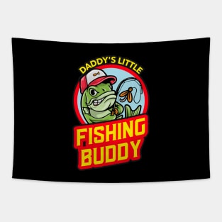 Daddy's Little Fishing Buddy | Cute Fishing Tapestry