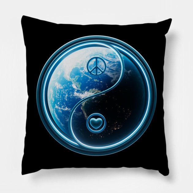 Peace Love Harmony Pillow by Peace Love and Harmony