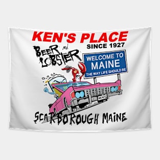 Ken's Place Special Edition Beer n Lobster Tapestry