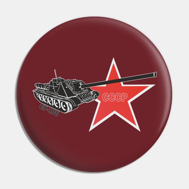 Soviet self-propelled gun SU-100 Pin by FAawRay