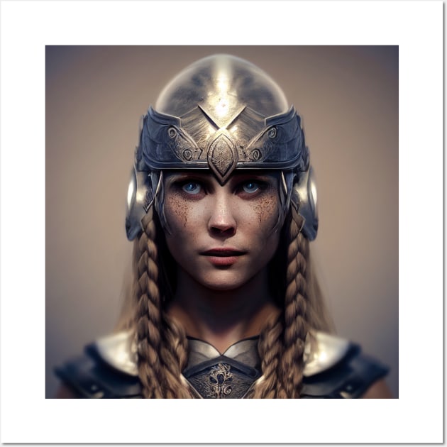 Viking Shieldmaiden Wall Tapestry