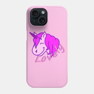 Rosa Einhorn Phone Case