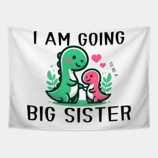 I'm Going To Be a Big Sister Dinosaur Tapestry