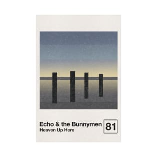 Echo & The Bunnymen / Minimalist Style Graphic Artwork Poster Design T-Shirt