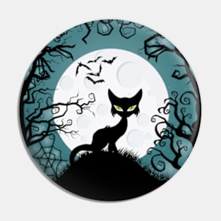 Halloween Kitty Pin