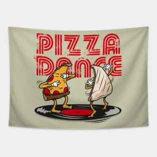 Pizza Dance Tapestry