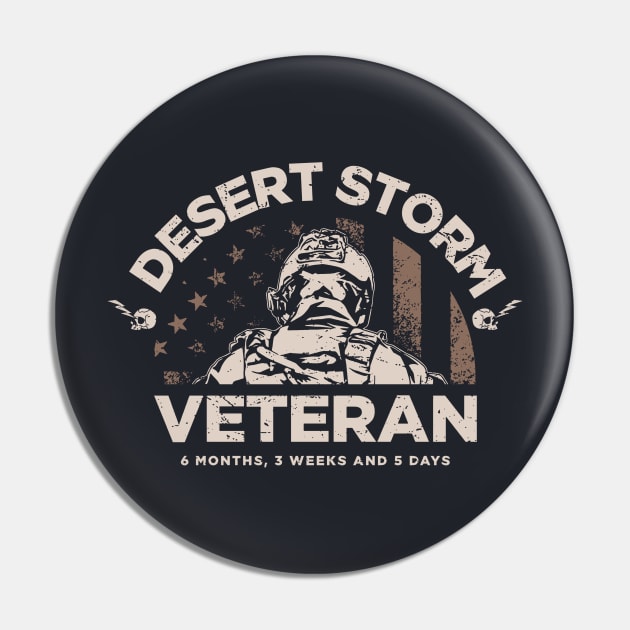 Operation Desert Storm Veteran Pin by Distant War