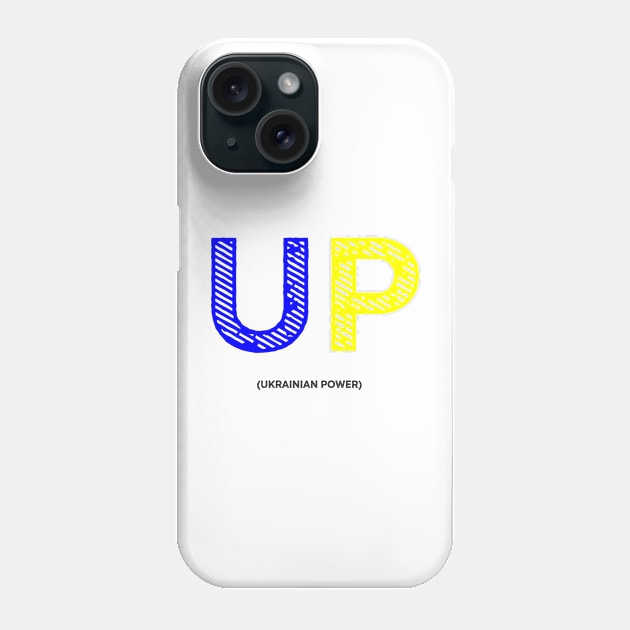 Ukrainian power Phone Case by Voishalk