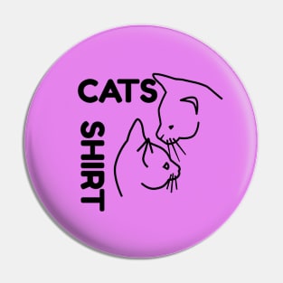 cats shirt Pin