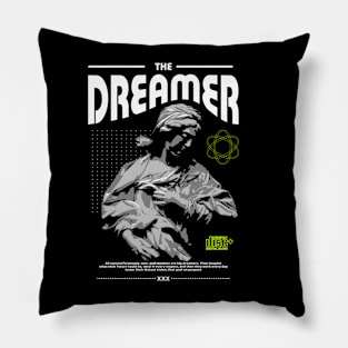 "THE DREAMER" WHYTE - STREET WEAR URBAN STYLE Pillow