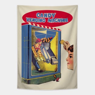 1930 Vintage Candy Vending Machine Tapestry