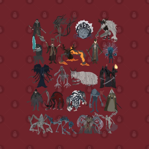 Bloodborne all bosses by DigitalCleo