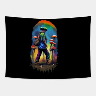 McKenna's Tie-Dye Mushroom Trip Tapestry