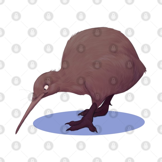 North Island brown kiwi by PaulaBS