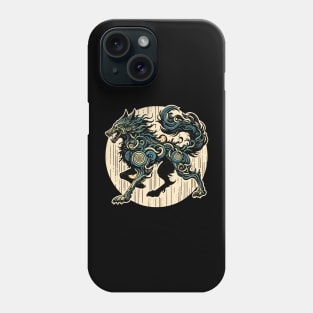 Wolf ghost abstraction Phone Case