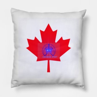 Red Canadian  SPIRIT Maple Leaf Pillow