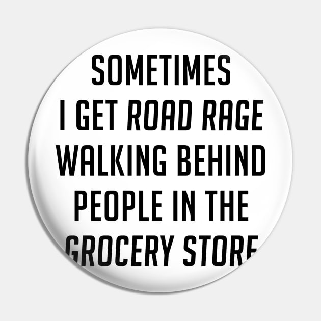 Road Rage Pin by FontfulDesigns