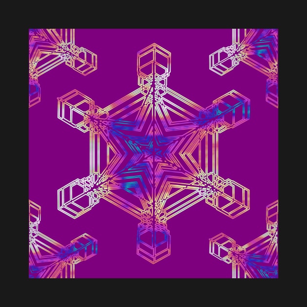 Snowflake Dark Magenta by ArtticArlo