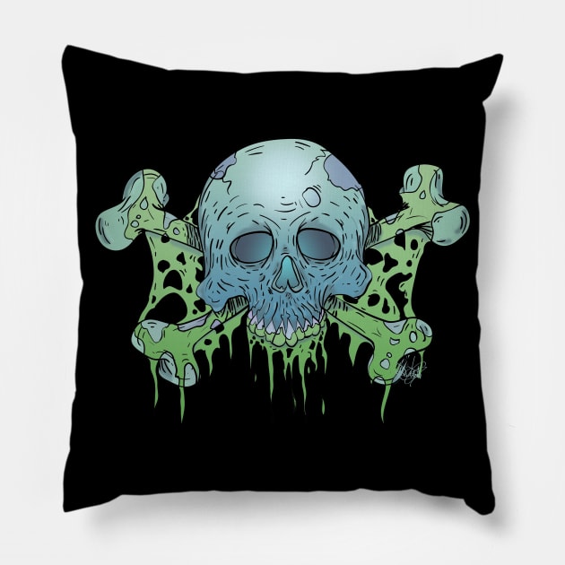 Death comes Ripping Pillow by schockgraphics