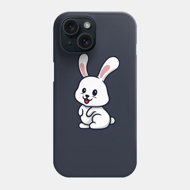 cute bunny cartoon Phone Case by garistipis