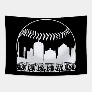 Durham, NC Baseball Town Tapestry