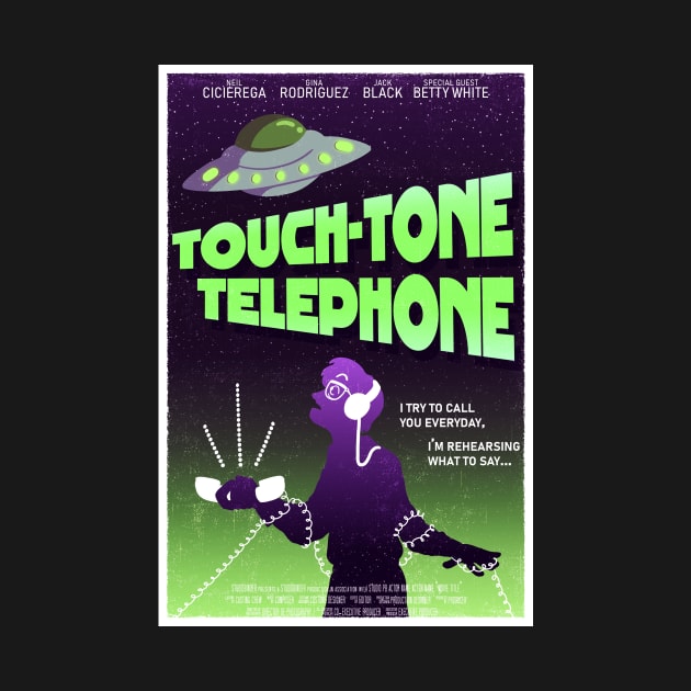 Discover Touch Tone Telephone Poster - Lemon Demon - T-Shirt