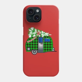 Christmas Time Trailer & Tree Phone Case