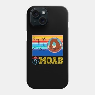 Moab Utah graphic Phone Case