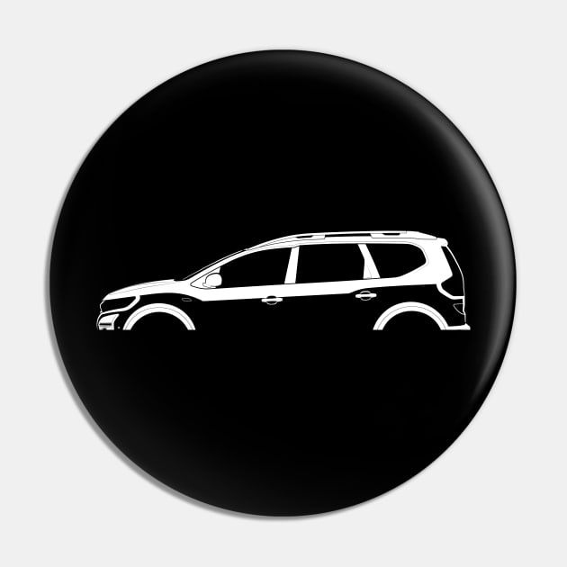 Dacia Jogger Silhouette Pin by Car-Silhouettes