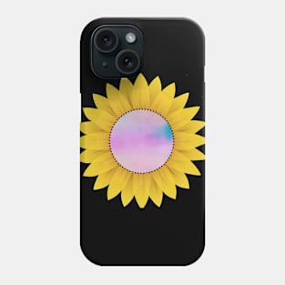 Through the Eye of a Sunflower Phone Case