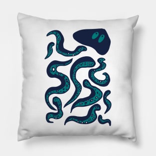 Scattered Octopus Pillow