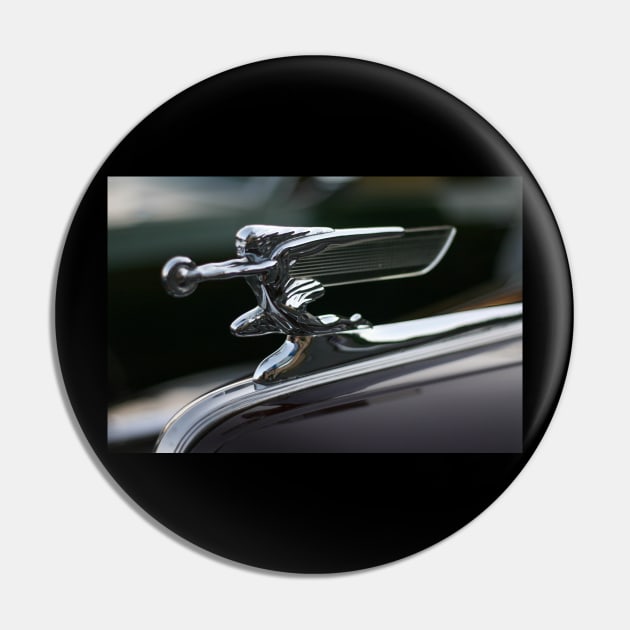 1939 Goddess of Speed Packard Hood Ornament Pin by Rob Johnson Photography