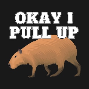 Ok I Pull Up Capybara T-Shirt