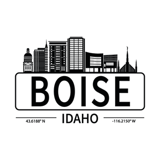 Boise Idahoe Skyline Boise Love T-Shirt