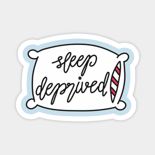 Sleep-deprived pillow Magnet