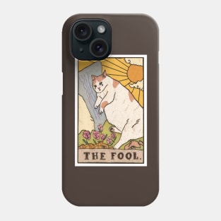 Sad Cat Meme The Fool Tarot Phone Case