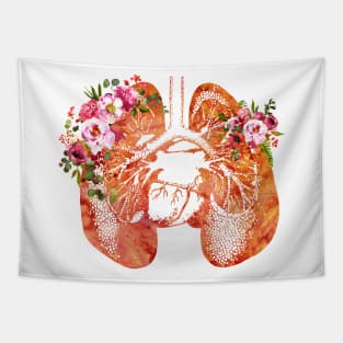 Lungs and Heart Tapestry