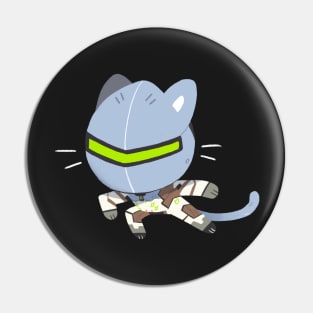 Meowverwatch - Pro Genji Pin