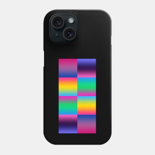 Bi+ Gradients (2x4 Stripes) Phone Case