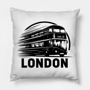 London Bus Pillow