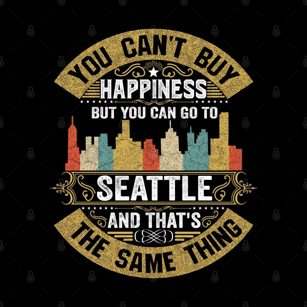 Seattle City Washington State USA Flag Native American by BestSellerDesign